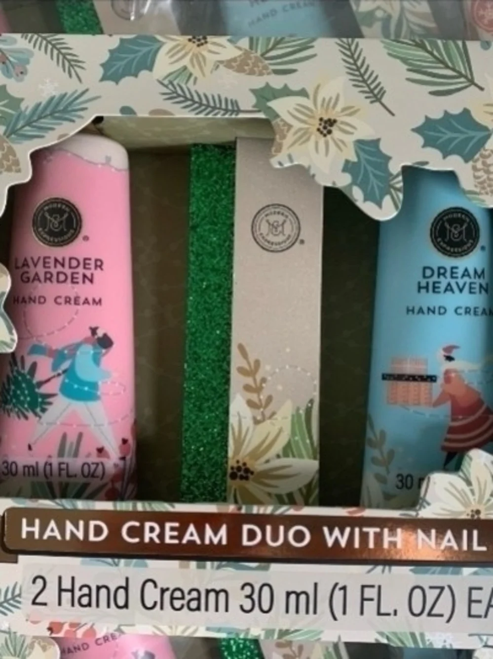 2 Sets Of Lavender Garden & Dream Heaven Hand Cream Duo with Nail File - New!
